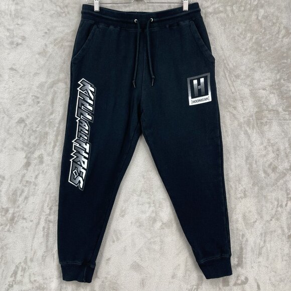 Hoonigan Racing Kill All Tires Black Graphic Joggers Sweat Pants